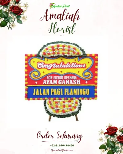 Bunga Papan Congratulation di Dawung